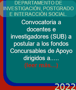 CONVOCATORIA A DOCENTES E INVESTIGADORES  DEL SISTEMA DE LA UNIVERSIDAD BOLIVIANA A POSTULAR A FONDOS ........