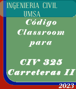 CODIGO CLASSROOM PARA LA MATERIA CIV 325